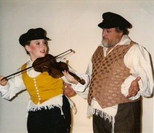 Stephanie Miller and the late Gary Carl Fackenthall in Fiddler on the Roof, 1993