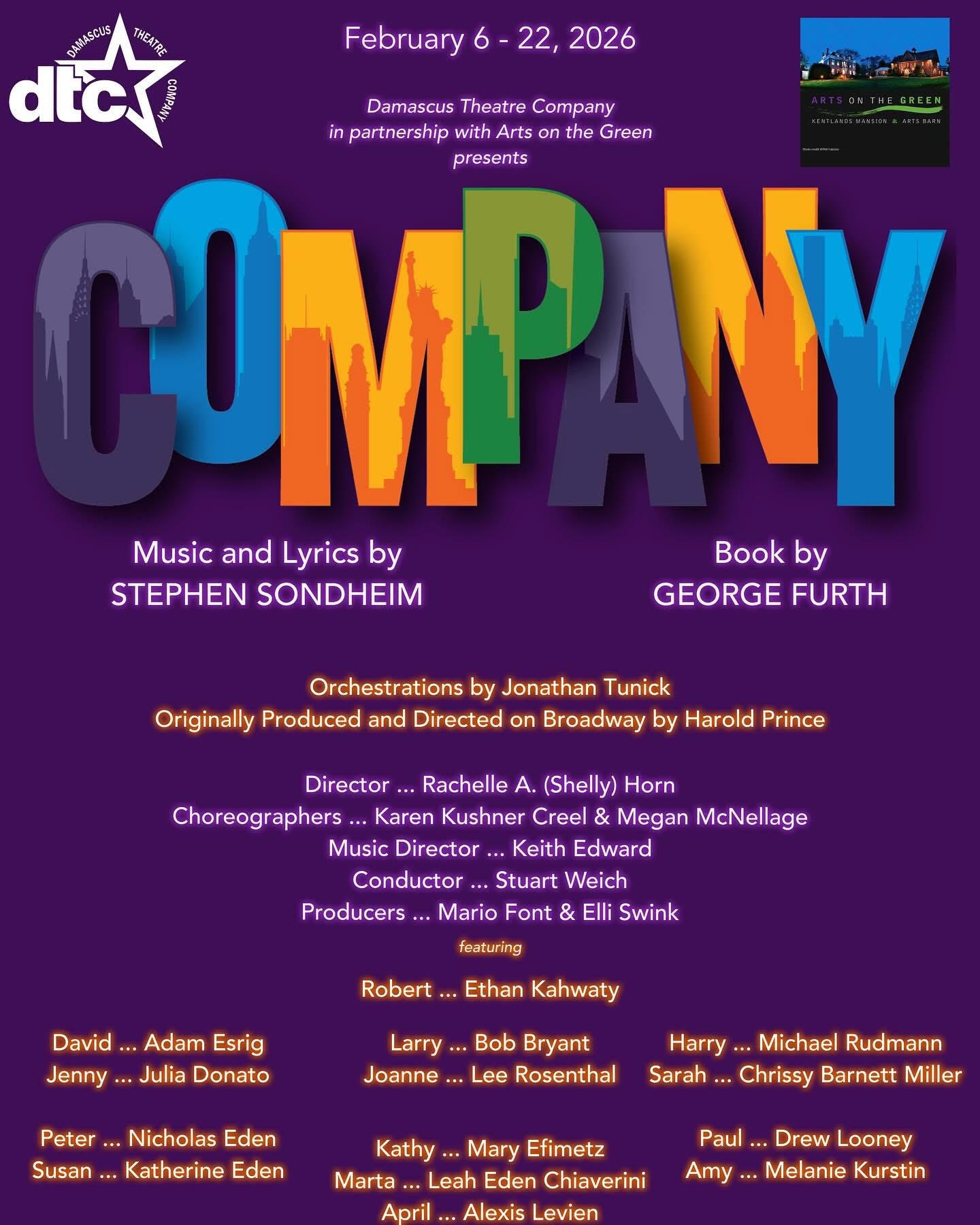 DTC - COMPANY - 2026 - Cast List DTC - COMPANY - 2026 - Cast List